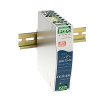 SDR-75-12 Zasilacz na szynę DIN 75W 12V 6.3A