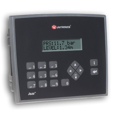 PLC z HMI: Tekstowe