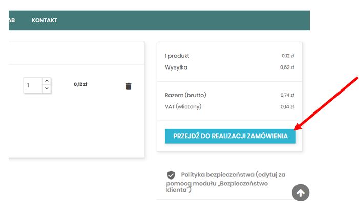 finalizacja zamówienia